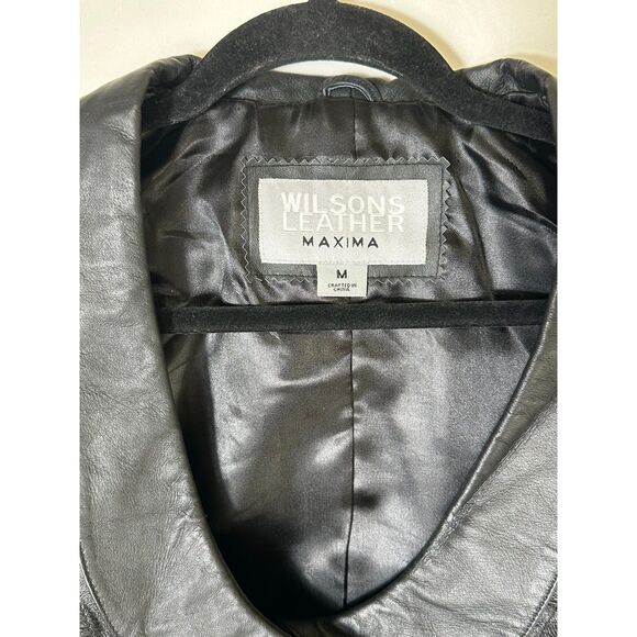 Wilson Leather Maxima Women's Leather Vest Christian Motorcycle Assoc Logo SZ M - Picture 2 of 9